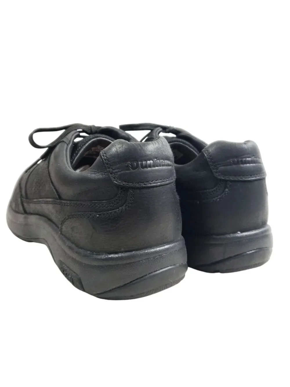 Dunham Mens Shoes 9.5 4E Blucher Black Leather Walking Wide Fit Shoes